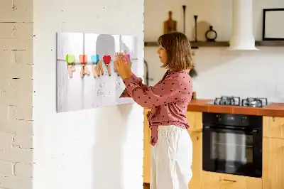 Magnetisk skrivetavle til familien