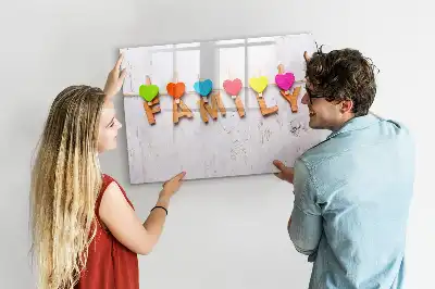Magnetisk skrivetavle til familien