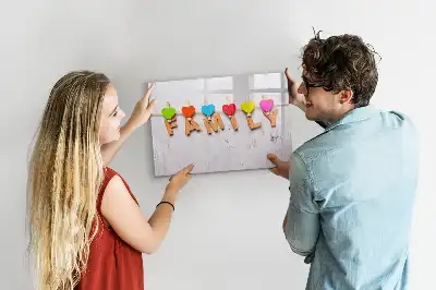Magnetisk skrivetavle til familien