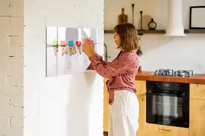 Magnetisk skrivetavle til familien