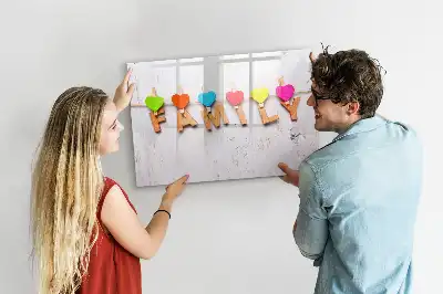 Magnetisk skrivetavle til familien