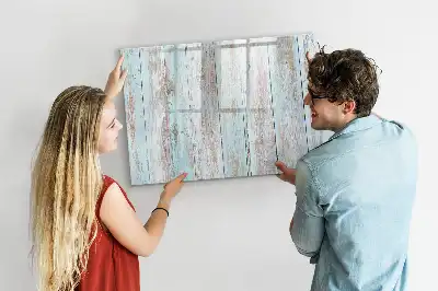 Magnetisk skrivetavle i pasteltræ
