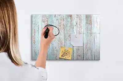 Magnetisk skrivetavle i pasteltræ