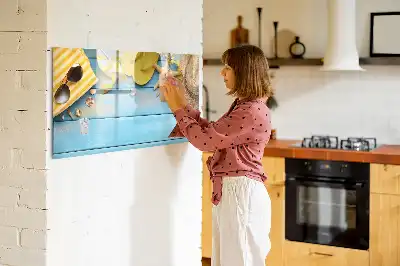 Magnetisk tegnetavle til strandbrug