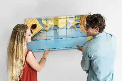 Magnetisk tegnetavle til strandbrug
