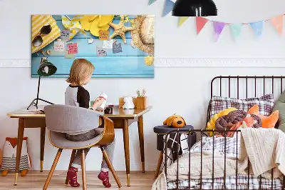 Magnetisk tegnetavle til strandbrug