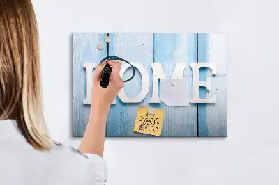 Magnetisk skrivetavle hjemmetekstil
