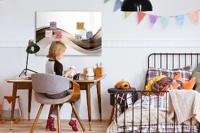 Tavle til at tegne magnetisk Linjeabstraktion