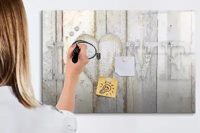 Magnetisk skrivetavle med motiv af kærlighedstekst