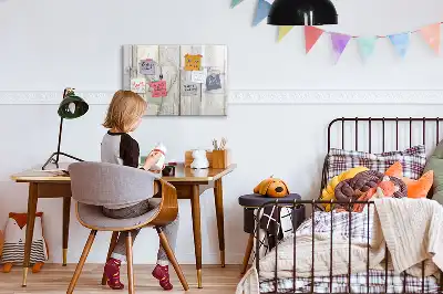Magnetisk skrivetavle med motiv af kærlighedstekst