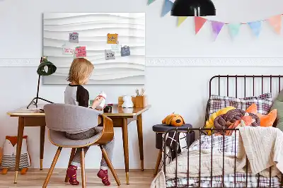 Magnetisk tegnetavle med bølgestruktur