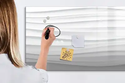 Magnetisk tegnetavle med bølgestruktur
