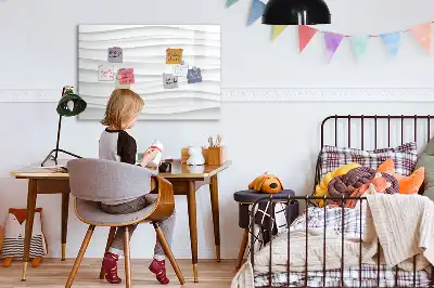 Magnetisk tegnetavle med bølgestruktur