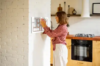 Magnetisk tegnetavle med træramme