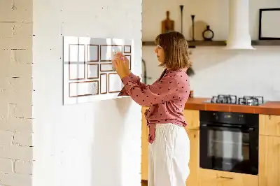 Magnetisk tegnetavle med træramme