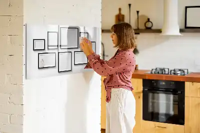 Magnetisk tegnetavle med sort ramme
