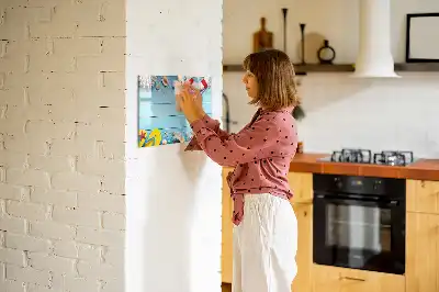 Magnetisk skrivetavle til strandartikler