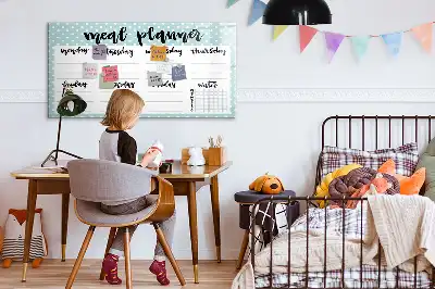 Magnetisk skrivetavle til kostplanlægning