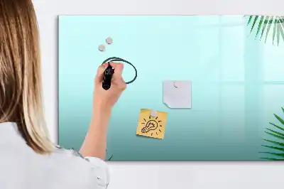 Magnetisk skrivetavle med motiv af eksotiske blade