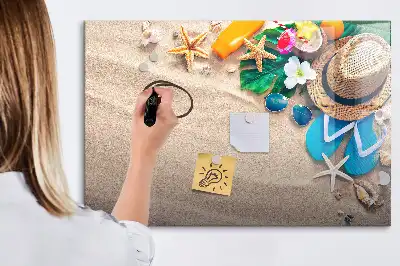 Magnetisk skrivetavle til sommertilbehør