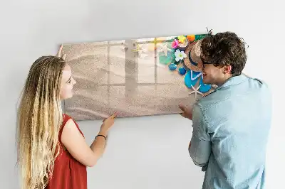 Magnetisk skrivetavle til sommertilbehør