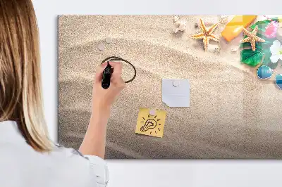 Magnetisk skrivetavle til sommertilbehør