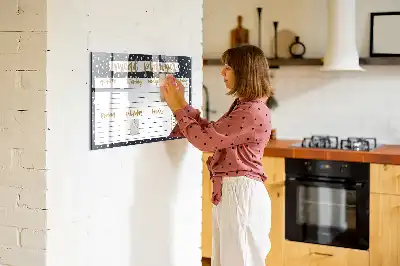 Magnetisk madplanlægger med stjernemotiv