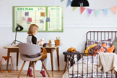 Magnetisk skrivetavle til ugemenu