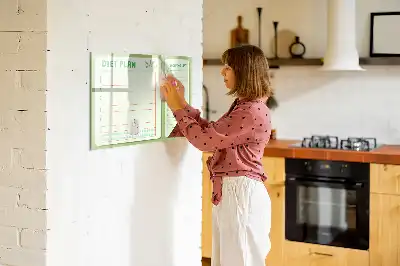 Magnetisk skrivetavle til ugemenu