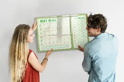 Magnetisk skrivetavle til ugemenu