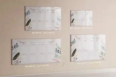 Magnetisk ugeplanlægger charmerende skrivetavle