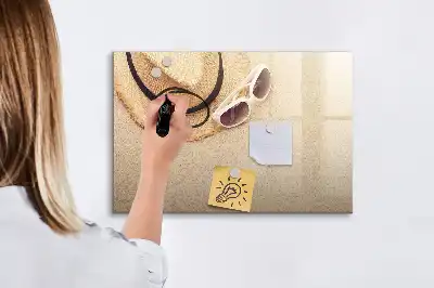 Magnetisk skrivetavle som sommertilbehør