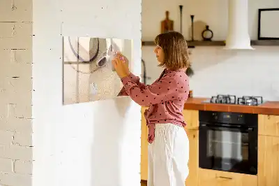 Magnetisk skrivetavle som sommertilbehør