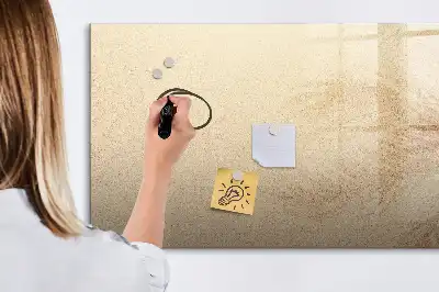 Magnetisk tegnetavle med motiv af abstrakte blade