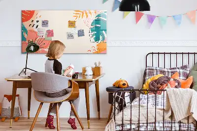 Magnetisk tegnetavle med motiv af hawaiianske planter