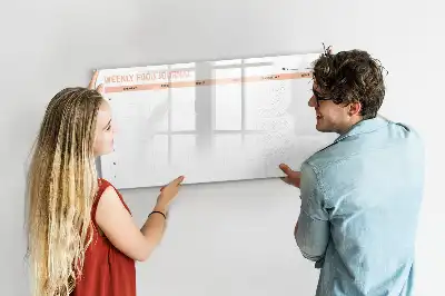Magnetisk skrivetavle til ugentlig kostplanlægning