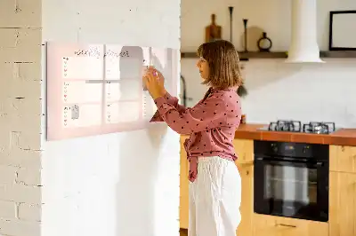 Magnetisk tegnetavle charmerende ugeplanlægger