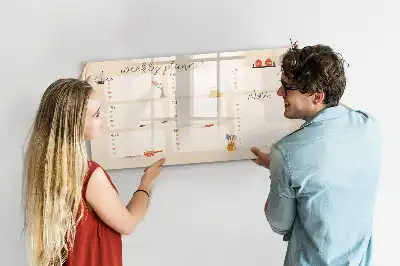 Ugeplanner magnetisk skrivetavle