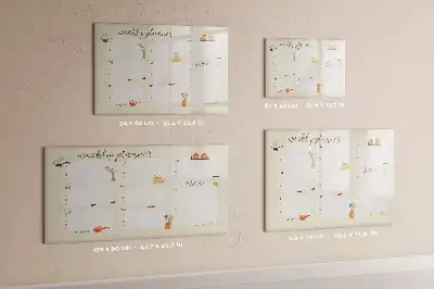 Ugeplanner magnetisk skrivetavle