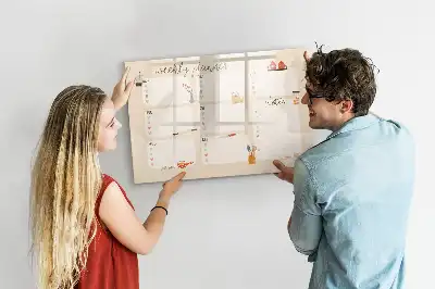 Ugeplanner magnetisk skrivetavle