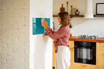 Magnetisk skrivetavle i mørkeblå