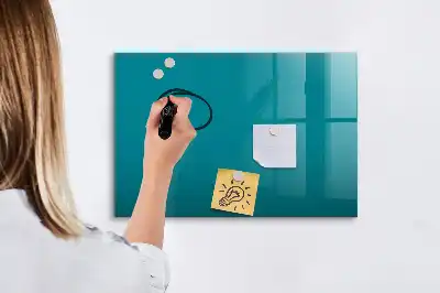 Magnetisk skrivetavle i mørkeblå