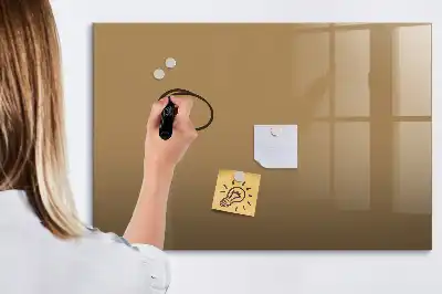 Tavle til at tegne magnetisk Mørkebeige