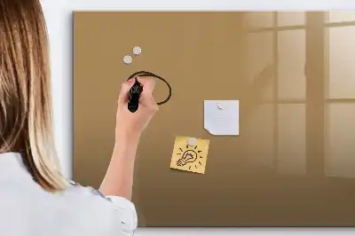 Tavle til at tegne magnetisk Mørkebeige