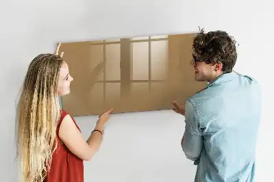 Tavle til at tegne magnetisk Mørkebeige