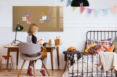 Tavle til at tegne magnetisk Mørkebeige