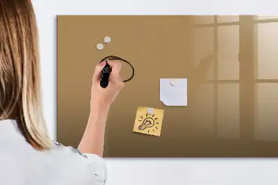 Tavle til at tegne magnetisk Mørkebeige