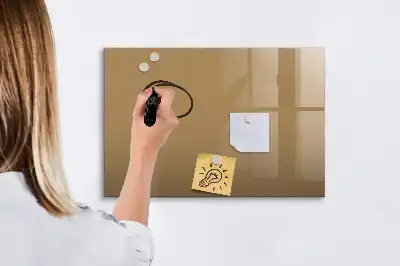 Tavle til at tegne magnetisk Mørkebeige