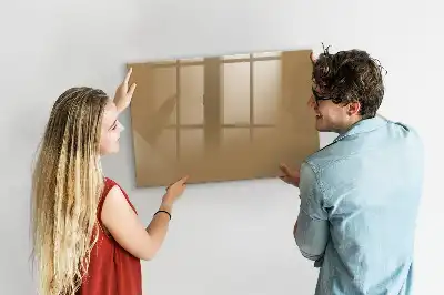 Tavle til at tegne magnetisk Mørkebeige