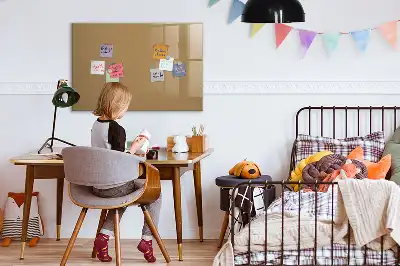 Tavle til at tegne magnetisk Mørkebeige